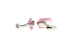 Large Pink Cat's Eye Cufflinks (V-CF-56306P-S) -Fashionable Costume V CF 56306P S 2 65360.1534919884