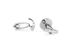 Small Round Diamond Crystal Cufflinks (V-CF-61308C-S) -Fashionable Costume V CF 61308C S 2 97852.1522715428
