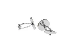 Diamond Crystal Circle Cufflinks (V-CF-61360) -Fashionable Costume V CF 61360 3 52057.1522705322