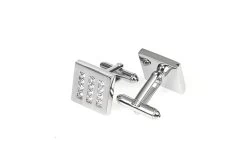 Diamond Crystal In A Square Cufflinks (V-CF-C5870C)