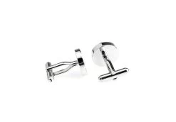 Diamond Crystal In A Black Circle Cufflinks (V-CF-C5906C) -Fashionable Costume V CF C5906C 2 83416.1522705324