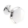 Crystal Hexagon Swarovski® Crystal Cufflinks (V-CF-C630C-S)
