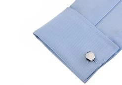 Crystal Hexagon Swarovski® Crystal Cufflinks (V-CF-C630C-S) 4 Crystal Hexagon Swarovski® Crystal Cufflinks (V-CF-C630C-S) -Fashionable Costume V CF C630C S 3 52514.1522711313