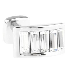 Diamond-Colored Swarovski® Crystal Arch Cufflinks (V-CF-C900C)