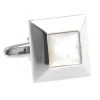 Square Mother Of Pearl Cufflinks (V-CF-G40395MP)