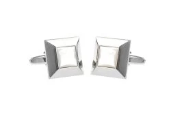 Square Mother Of Pearl Cufflinks (V-CF-G40395MP) -Fashionable Costume V CF G40395MP 3 67161.1535196247