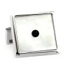 Mother Of Pearl With Center Crystal Cufflinks (V-CF-G50618)