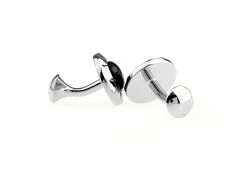 Black Snowflake Obsidian Stone Cufflinks (V-CF-G51000) 5 Black Snowflake Obsidian Stone Cufflinks (V-CF-G51000) -Fashionable Costume V CF G51000 2 23722.1549663871