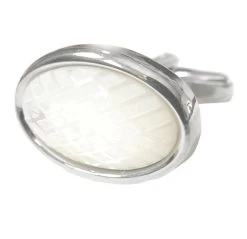 Laser Engraved Mother Of Pearl Cufflinks (V-CF-G60656)
