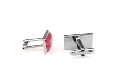 Pink Cat's Eye Cufflinks (V-CF-G60746P) -Fashionable Costume V CF G60746P 2 39223.1534841791