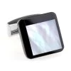 Black Onyx And Mother Of Pearl Cufflinks (V-CF-G6160MP)