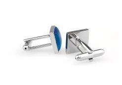 Blue Cat's Eye Stone Square Cufflinks (V-CF-G66604LBL) 5 Blue Cat's Eye Stone Square Cufflinks (V-CF-G66604LBL) -Fashionable Costume V CF G66604LBL 2 81193.1535082377