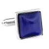 Blue Cat's Eye Stone Square Cufflinks (V-CF-G66604BL)
