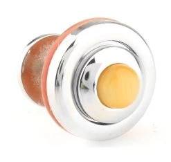 Reversible Melon Cabochon Cat's Eye Knob Cufflinks (V-CF-G70260O)