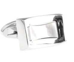 Mother Of Pearl Insert Cufflinks (V-CF-G8054-S)