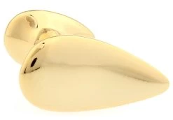 Gold Tear Drop Cufflinks (V-CF-M415-G) -Fashionable Costume V CF M415 G 3 49545.1608388102