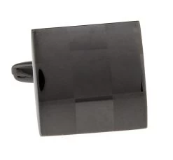 Lasered Etched Square Tungsten Cufflinks (V-CF-M62866-T)