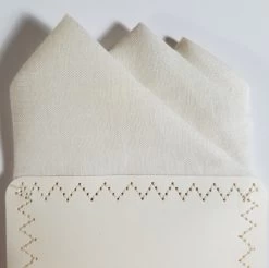 100% Linen Pre-Folded Pocket Square Handkerchief Insert -Fashionable Costume VA PL 2001 5 37955.1648840283