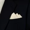 100% Linen Pre-Folded Pocket Square Handkerchief Insert