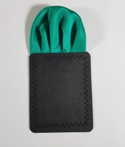 Dark Sea Green Satin Pre-Folded Pocket Square Insert -Fashionable Costume VA PPO 002 2 52314.1652843829