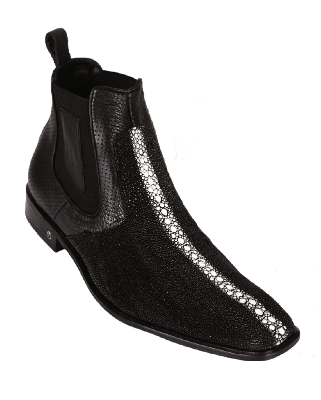 Vestigium Genuine Stingray & Calf Ankle Dress Boot - Long Rowstone 1 Vestigium Genuine Stingray & Calf Ankle Dress Boot - Long Rowstone