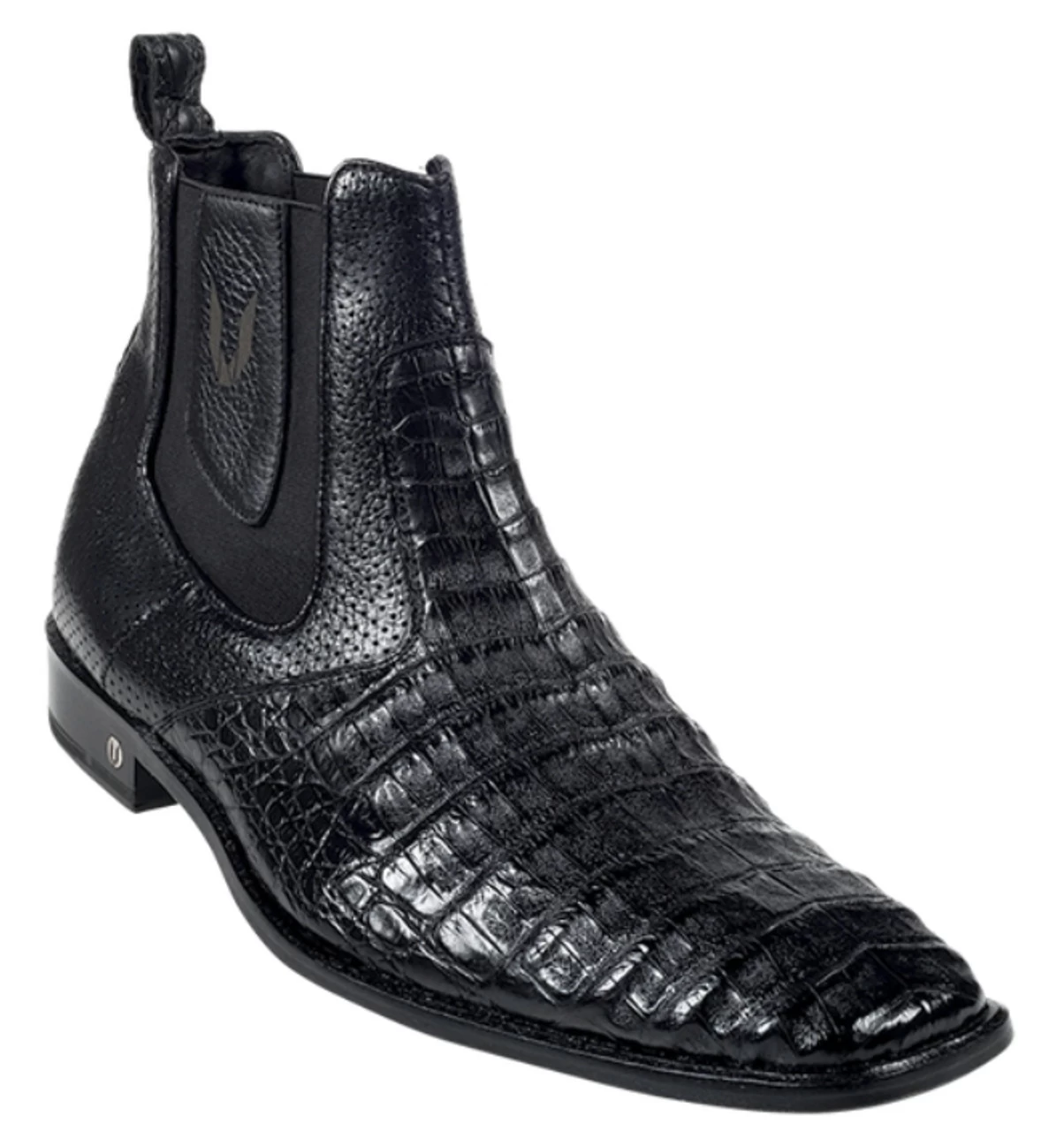 Vestigium Genuine Caiman Belly & Calf Ankle Dress Boot 1 Vestigium Genuine Caiman Belly & Calf Ankle Dress Boot