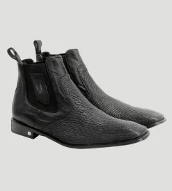 Vestigium Genuine Shark & Calf Ankle Dress Boot -Fashionable Costume VGM 7BV0193 B 76721.1610993586