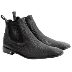 Vestigium Genuine Shark & Calf Ankle Dress Boot