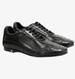 Vestigium Genuine Ostrich Quill & Calf Weekend Sneaker