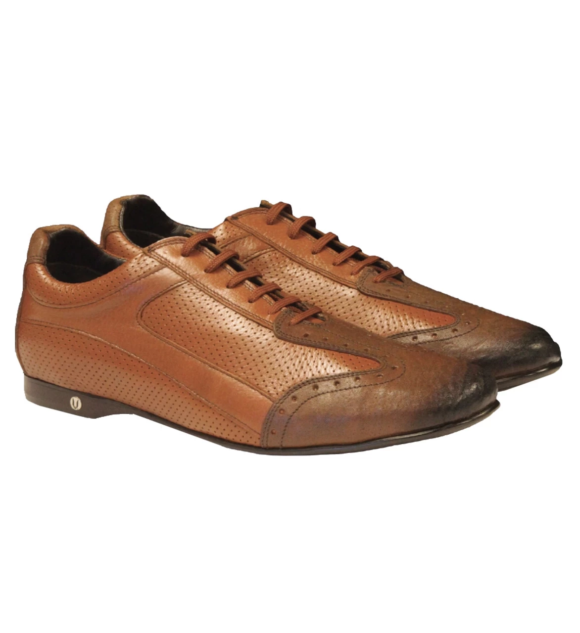 Vestigium Genuine Faded Tone Cat Shark & Calf Weekend Sneaker 1 Vestigium Genuine Faded Tone Cat Shark & Calf Weekend Sneaker