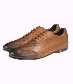 Vestigium Genuine Faded Tone Shark & Calf Weekend Sneaker