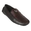 Vestigium Genuine Smooth Ostrich & Calf Moc Driver Loafer