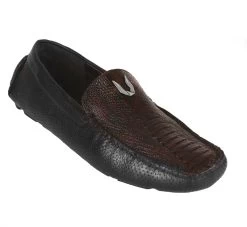 Vestigium Genuine Ostrich Leg & Calf Moc Driver Loafer -Fashionable Costume VGM 7ZC0305 18 80376.1520102249