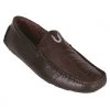 Vestigium Genuine Ostrich Leg & Calf Moc Driver Loafer
