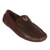 Vestigium Calf Leather Moc Driver Loafer - Walnut Brown