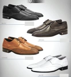 Vestigium Genuine Shark & Calf Oxford Dress Shoe -Fashionable Costume VGM 7ZV0393 colors 36006.1520200750