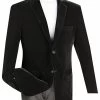 Vinci Black Velvet Classic Sportcoat