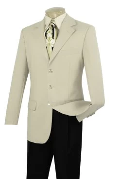 Lucci 3-Button Budget Ivory Blazer