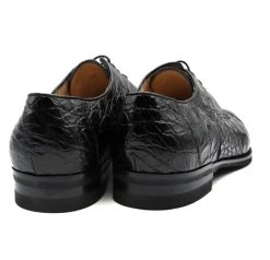 Zelli 100% Caiman Crocodile Italian Lace Up Cap Toe - Black 11 Zelli 100% Caiman Crocodile Italian Lace Up Cap Toe - Black -Fashionable Costume ZEL 21 532 B 4 94502.1675198357