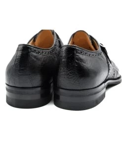 Zelli Italian 100% Genuine Ostrich Quill Monk Strap Dress Shoe -Fashionable Costume ZEL LHT 53 504 b 2 17247.1676663952