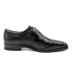 Zelli Italian 100% Genuine Ostrich Quill Monk Strap Dress Shoe -Fashionable Costume ZEL LHT 53 504 b 5 84400.1676663952