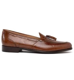 Zelli 100% Genuine Lizard Tassel Loafer Shoe -Fashionable Costume ZEL LZ 14 580 cg 37020.1676928511