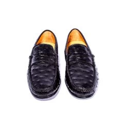 Zelli 100% Ostrich Quill Slip-On Italian Moc Driver Loafer 12 Zelli 100% Ostrich Quill Slip-On Italian Moc Driver Loafer -Fashionable Costume ZEL OST 33 100 1 50777.1519840942
