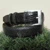 Zelli Genuine Teju Lizard Italian Dress Belt