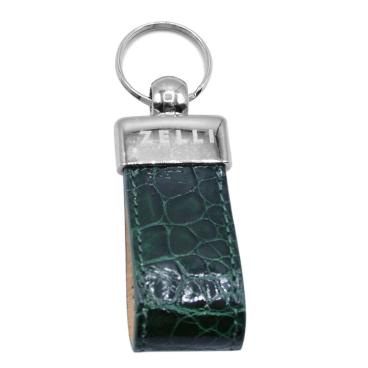 Zelli Genuine Crocodile Key Holder Loop 6 Zelli Genuine Crocodile Key Holder Loop - Image 6