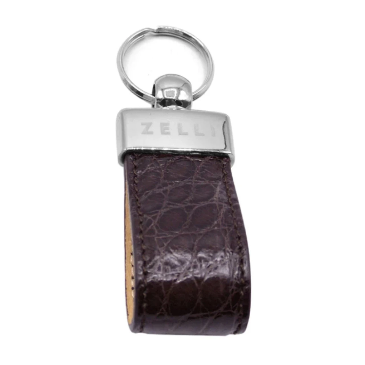 Zelli Genuine Crocodile Key Holder Loop 1 Zelli Genuine Crocodile Key Holder Loop