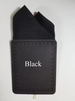 100% Linen Pre-Folded Pocket Square Handkerchief Insert - Black 2 Point -Fashionable Costume black linen ebay 45417.1682361376