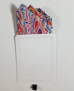 Bright Paisley Silk With Cotton Pre-Folded Pocket Square Handkerchief Insert -Fashionable Costume brightpaisley 1 97024.1660940445