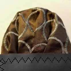 Bronze 100% Silk Dupioni Embroidered Pre-Folded Pocket Square Insert -Fashionable Costume bronzecircle4 53454.1640208462