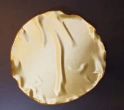 Antonio Ricci 2-in-1 Pouf Round Pocket Square - Gold Tone 8 Antonio Ricci 2-in-1 Pouf Round Pocket Square - Gold Tone -Fashionable Costume gold 5 70073.1679602234